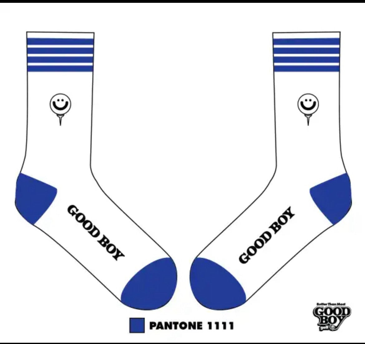 Good Boy Blue Toe Socks