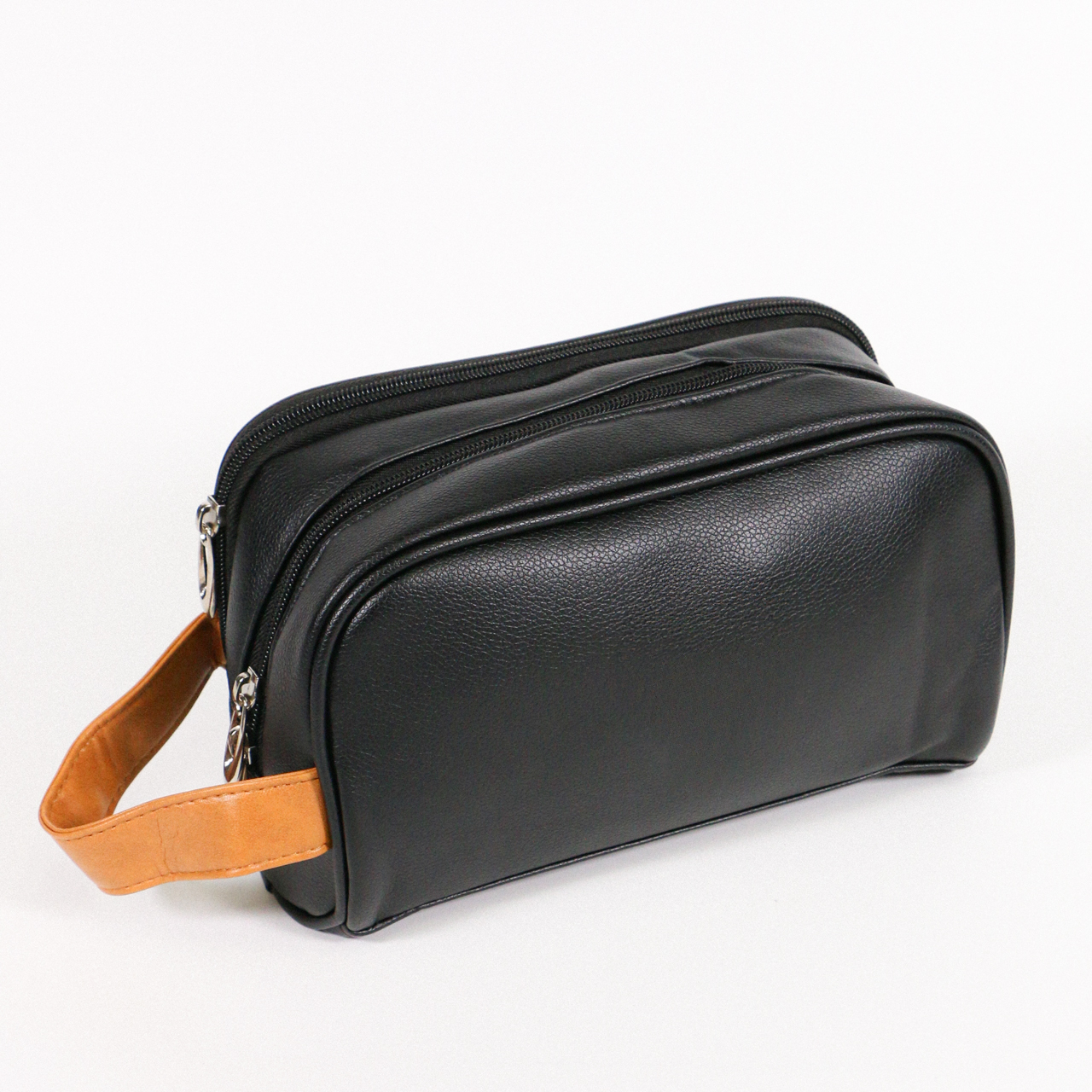 Travel Leather Bathroom Bag