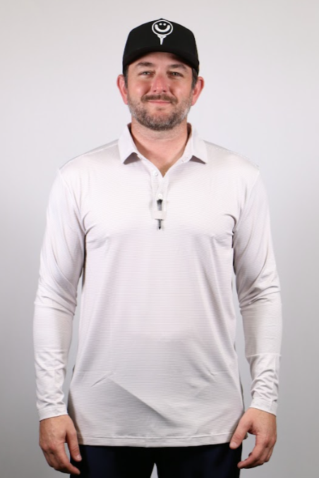 Perform-ACE Gray Pinstripe Long Sleeve
