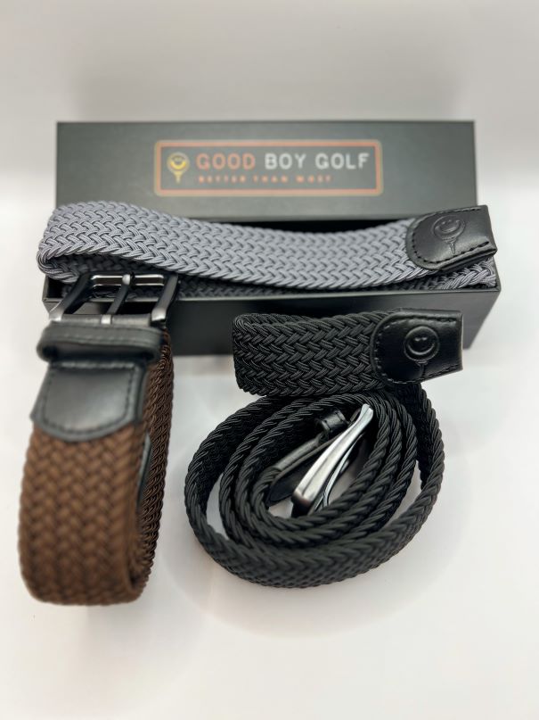 The "SwingEase" Stretch Golf Belt