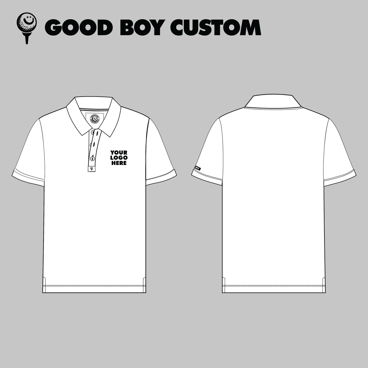 Perform-ACE Light Gray Polo