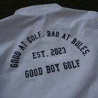 BadGoodBoy White All Weather Q-Zip