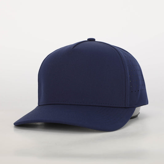 CUSTOM- Solid Navy 5 Panel Hat