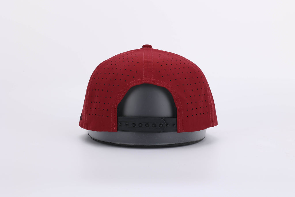 The Burgundy Flat Bill Freshie Hat