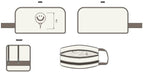 Travel Leather Bathroom Bag