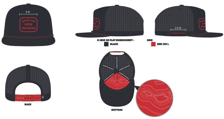 Support Your Local Firefighters Hat