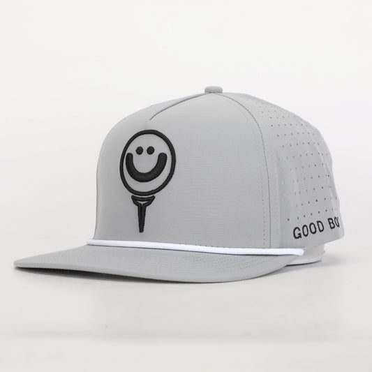 The Gray Freshie Flat Bill w/ White Rope