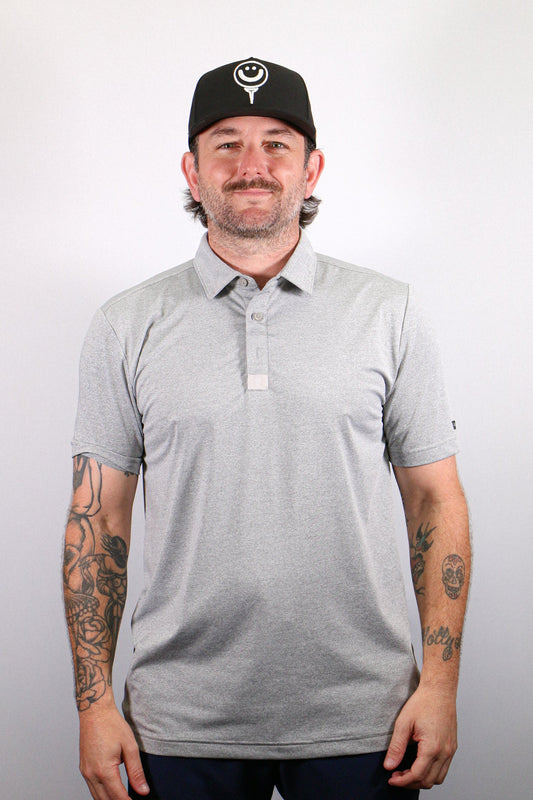 Perform-ACE Light Grey Polo