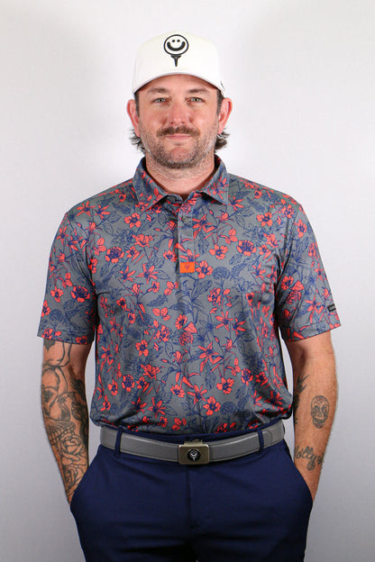 Perform-ACE Funky Floral Polo