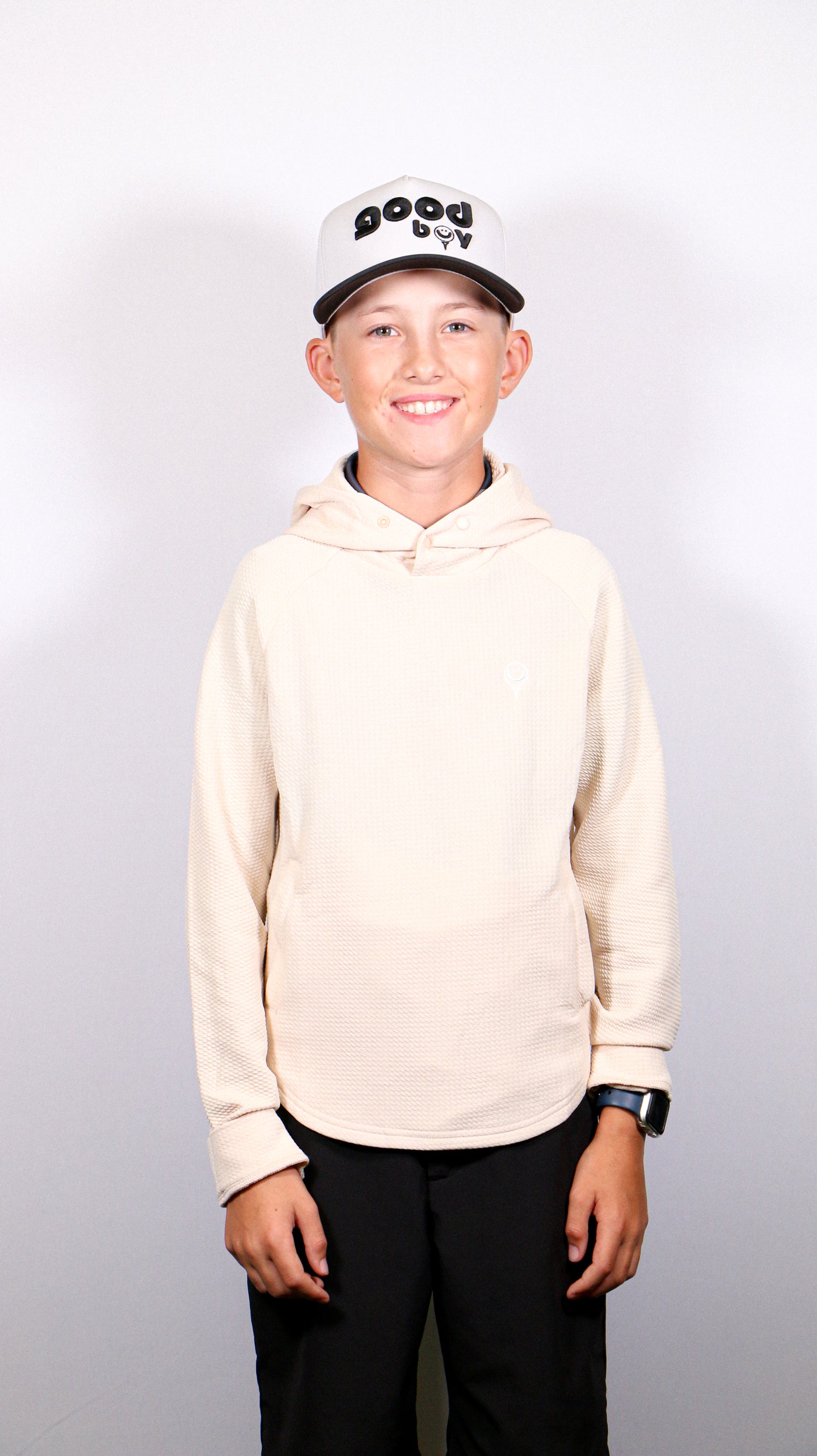 Junior Golf Waffle Hoodies -  Vanilla Ice Ice Cream