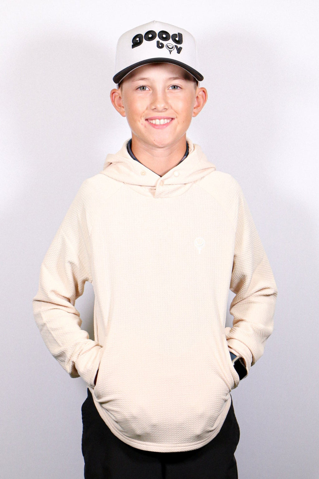 Junior Golf Waffle Hoodies -  Vanilla Ice Ice Cream