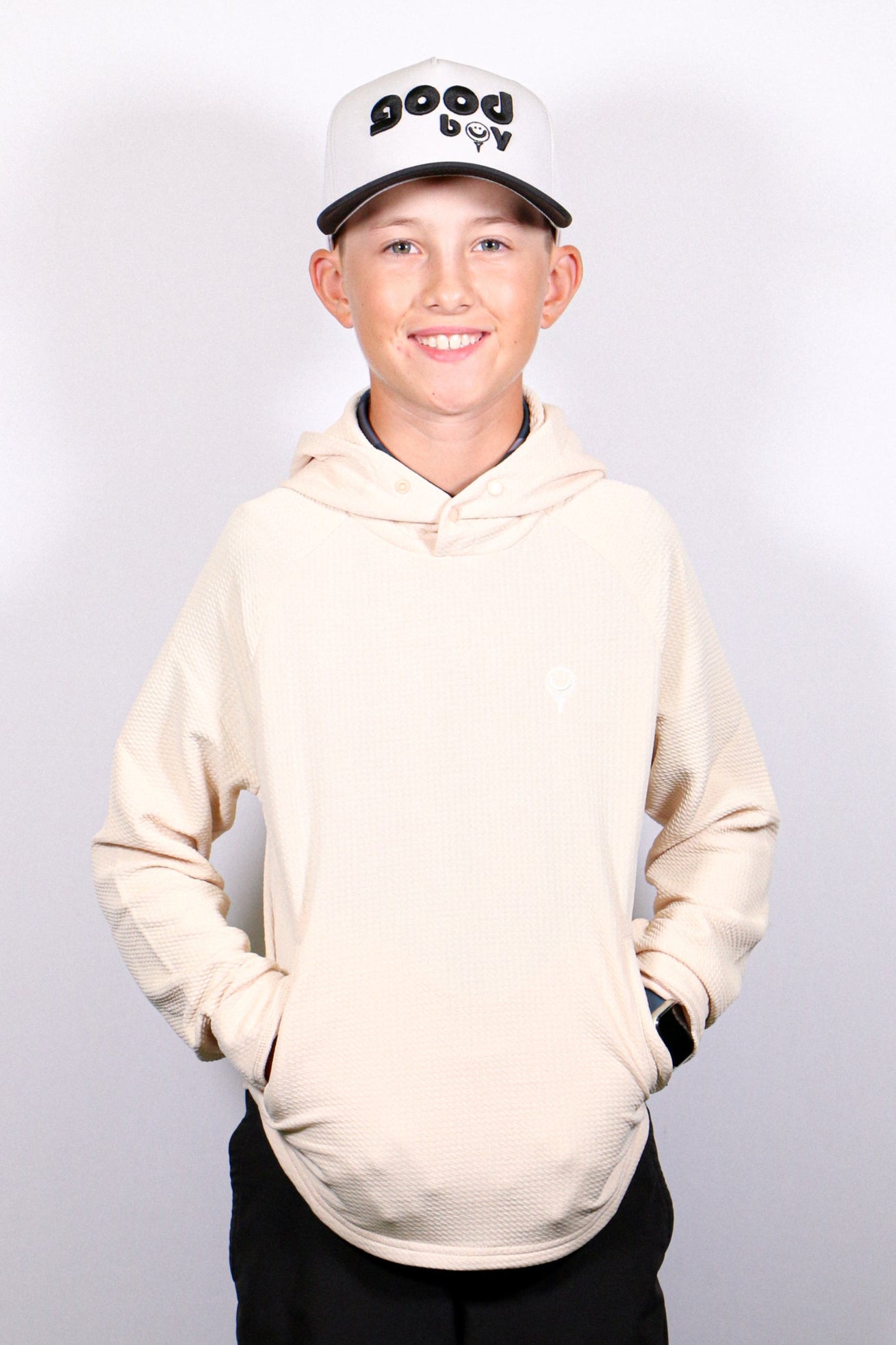 Junior Golf Waffle Hoodies -  Vanilla Ice Ice Cream