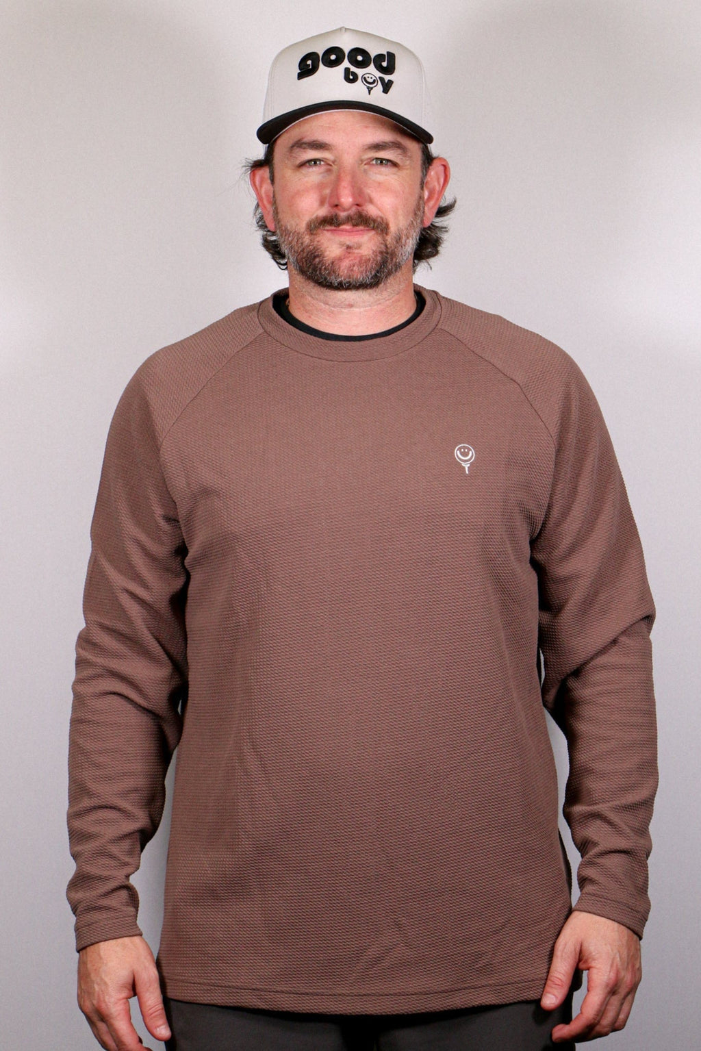 Waffle Crewneck Pullover