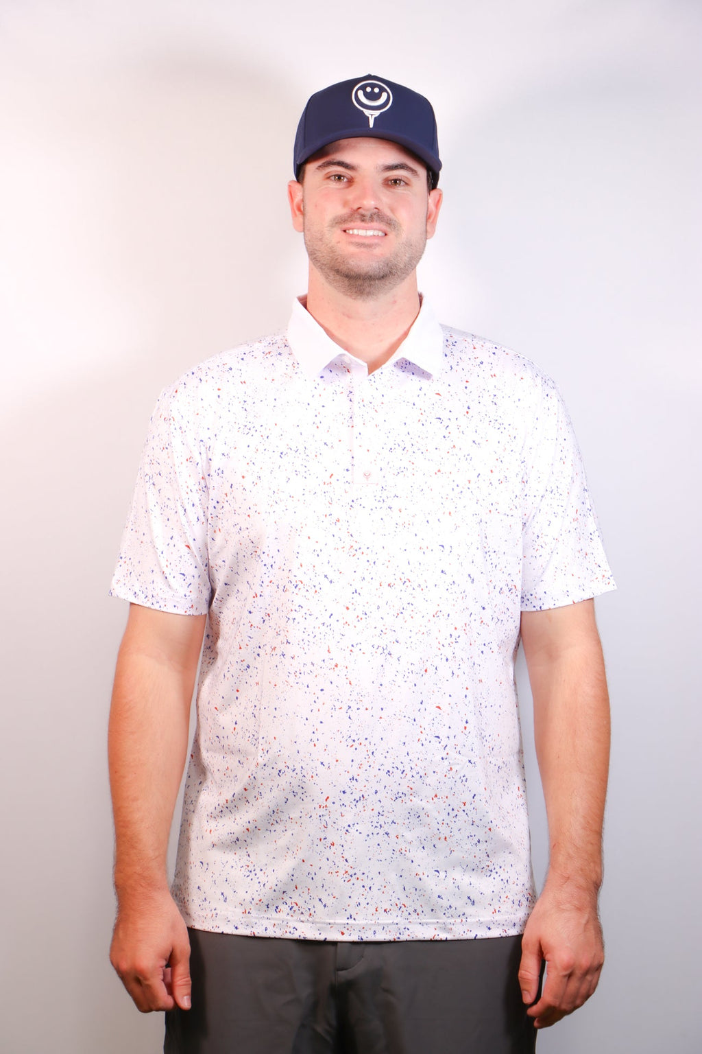 Perform-Ace Paint Splatter Polo