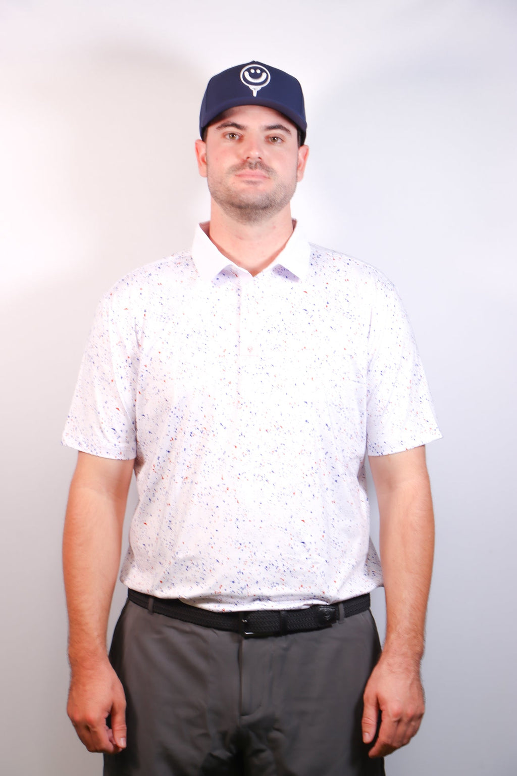 Perform-Ace Paint Splatter Polo