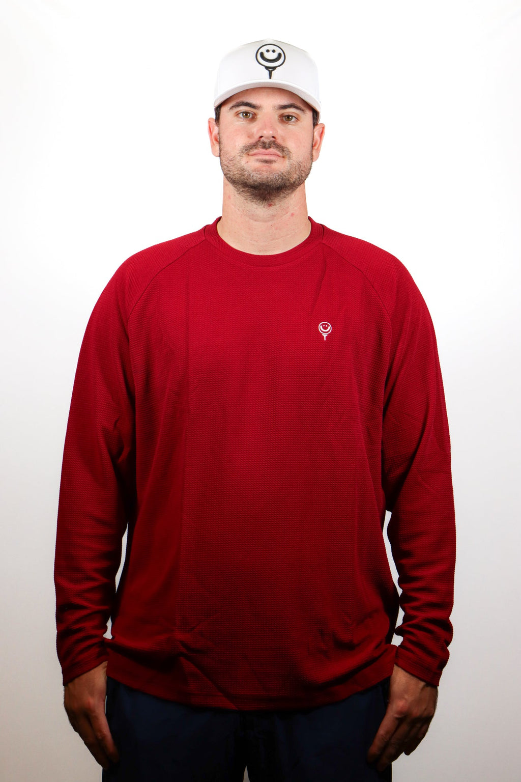 Waffle Crewneck Pullover