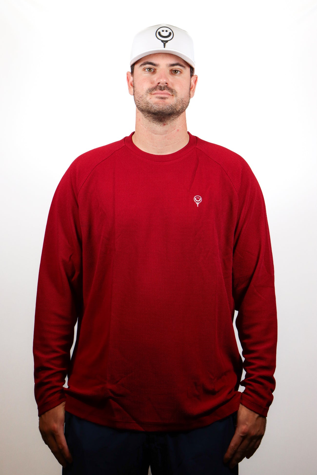 Waffle Crewneck Pullover