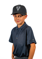 Junior Boys - Black Smiley Polo