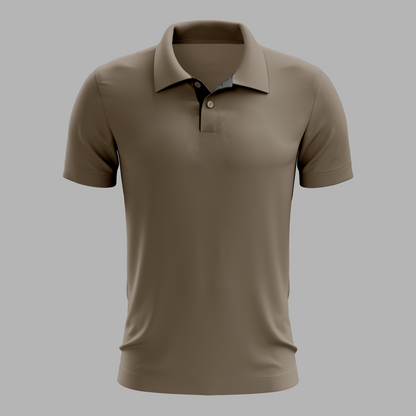 TUCKED Polo - Bourbon Brown