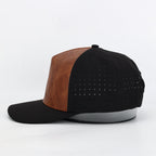 Leather Cross Stitch Hat