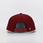 The Burgundy Flat Bill Freshie