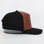 Leather Cross Stitch Hat