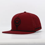 The Burgundy Flat Bill Freshie