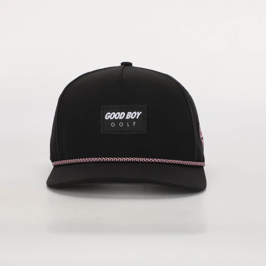 Air Good Boy Pink Rope Waterproof Hat – Good Boy Golf